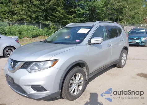 2016 Nissan Rogue Sv из США, поврежденный, VIN KNMAT2MV8GP642531